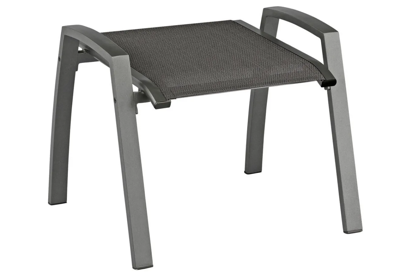 Altura Hocker, anthrazit/anthrazit, Alu/Textilene, 0302103-71000 Gartenstühle & Gartensessel