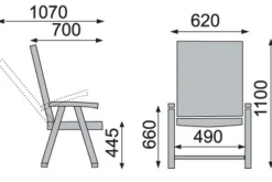 Discount Altura Klappstuhl, anthrazit, Alu/Textilene, 0302101-7100 Aluminium-Gartenmöbel|Gartenstühle & Gartensessel