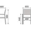 Discount BasicPlus 6er-Set Stapelsessel, anthrazit/anthrazit, 0301205-7000 Gartenstühle & Gartensessel