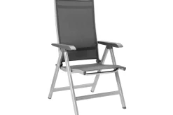 Best BasicPlus Garten-Essgruppe, silber / anthrazit, Alu / Spraystone / Textil, Tisch 180/280x100cm, 10 Klappstühle Garten-Essgruppen
