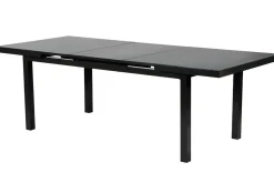 Best BasicPlus Garten-Essgruppe, 8 Personen, ausziehbarer Tisch 180–240 cm, Aluminium/Textilene Garten-Essgruppen