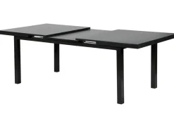 Best BasicPlus Garten-Essgruppe, 8 Personen, ausziehbarer Tisch 180–240 cm, Aluminium/Textilene Garten-Essgruppen