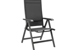 Best BasicPlus Garten-Essgruppe, 8 Personen, ausziehbarer Tisch 180–240 cm, Aluminium/Textilene Garten-Essgruppen