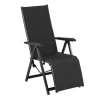 Discount BasicPlus PaddedRelaxsessel, anthrazit, Alu/Textilene, 0301216-9400, verstellbare Rückenlehne Aluminium-Gartenmöbel|Gartenstühle & Gartensessel