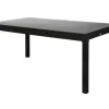 Discount BasicPlus Premium Garten-Essgruppe, anthrazit, Alu/Textilene, Tisch 180/240 cm, 6 Stapelsessel Garten-Essgruppen|Aluminium-Gartenmöbel