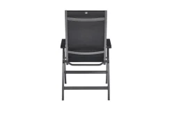 Best BasicPlus Premium Garten-Essgruppe, anthr., Alu/Spraystone, Tisch 180/280 cm, 8 Stapelsessel Garten-Essgruppen|Aluminium-Gartenmöbel