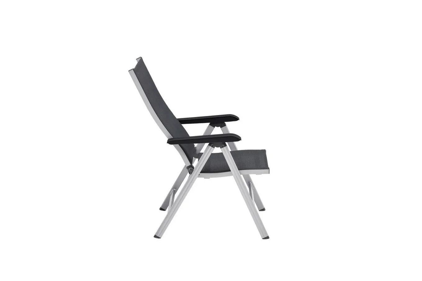 Hot Basic Plus Premium Klappstuhl, silber/lakritz, Alu/Outdoorgewebe,0102401-0000 Aluminium-Gartenmöbel|Gartenstühle & Gartensessel
