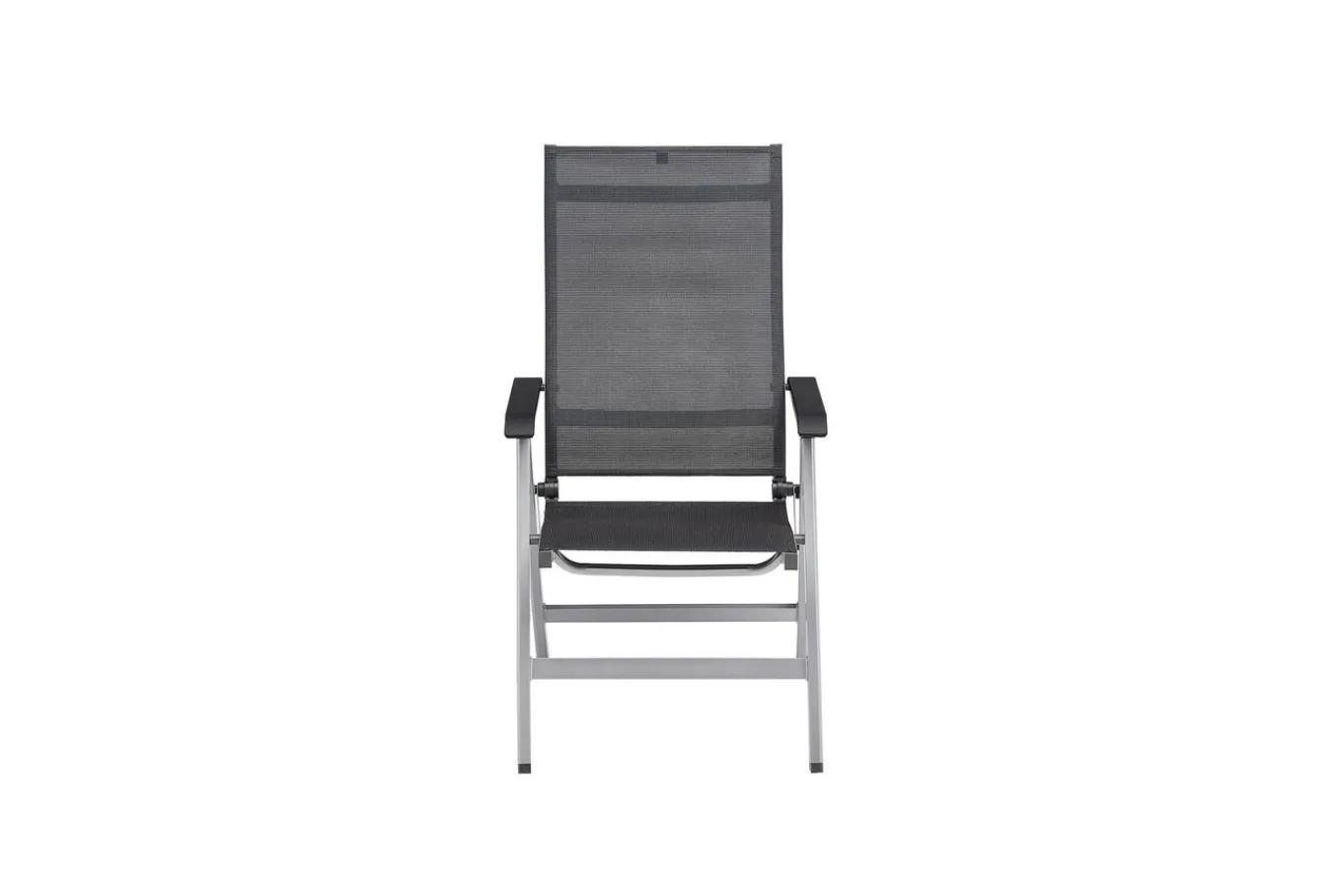 Hot Basic Plus Premium Klappstuhl, silber/lakritz, Alu/Outdoorgewebe,0102401-0000 Aluminium-Gartenmöbel|Gartenstühle & Gartensessel