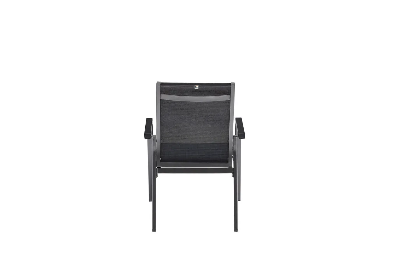 Discount Basic Plus Premium Stapelsessel, anthrazit/lakritz, Alu/Outdoorgewebe,0102405-7000 Gartenstühle & Gartensessel