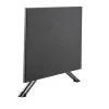 Clearance BasicPlus Pro Garten-Essgruppe, anthrazit, Alu/Textilene, klappbarer Tisch 140 x 95 cm, 4 Klappstühle Garten-Essgruppen