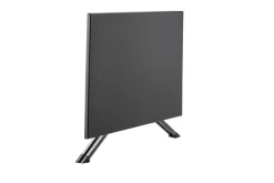 Outlet BasicPlus Pro Garten-Essgruppe, silber/anthrazit, Alu/Textilene, Klapptisch 140 x 95 cm, 4 Stapelsessel Garten-Essgruppen