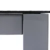 Discount BasicPlus Pro Garten-Essgruppe, silber/anthrazit, Alu/Textilene, Tischplatte 160 x 95 cm, 6 Klappstühle Garten-Essgruppen