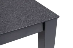 Sale BasicPlus Pro Garten-Essgruppe, anthrazit, Alu/Textilene, Tisch 160 x 95 cm, 4 Klappstühle Garten-Essgruppen