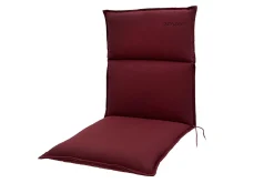 Clearance BasicPlus Pro Garten-Essgruppe, anthrazit/bordeaux, Alu/Polyester/Spraystone, 180/280 x 100 cm, 6 Stapelsessel, Polster inklusive Garten-Essgruppen|Aluminium-Gartenmöbel