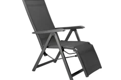Online BasicPlus Relaxsessel, anthrazit/anthrazit, Alu/Textilene, 90 x 61 x 44 cm, 0301216-7000 Gartenstühle & Gartensessel