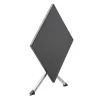 BOULEVARD Klapptisch, silber/anthrazit, Alu/KETTALUX, 80 x 80 cm, klappbar, 0307018-0000 Gartentische