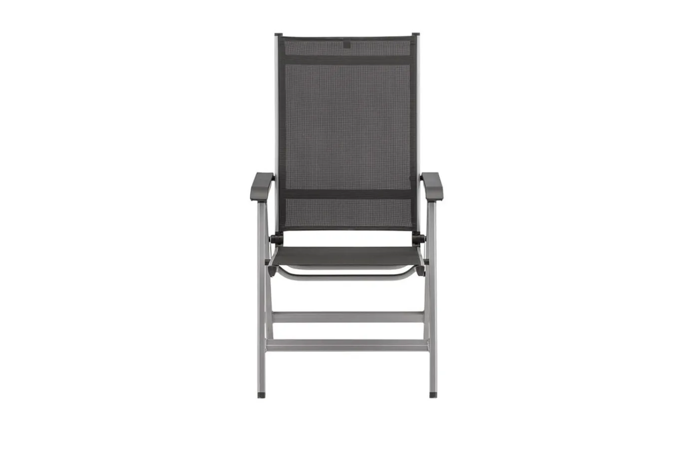 Sale Cubic/Basic Plus Garten-Essgruppe, silber/anthrazit, Alu/Textilene, Tisch 160 x 90 cm, 4 Stapelsessel, 2 Klappstühle Garten-Essgruppen