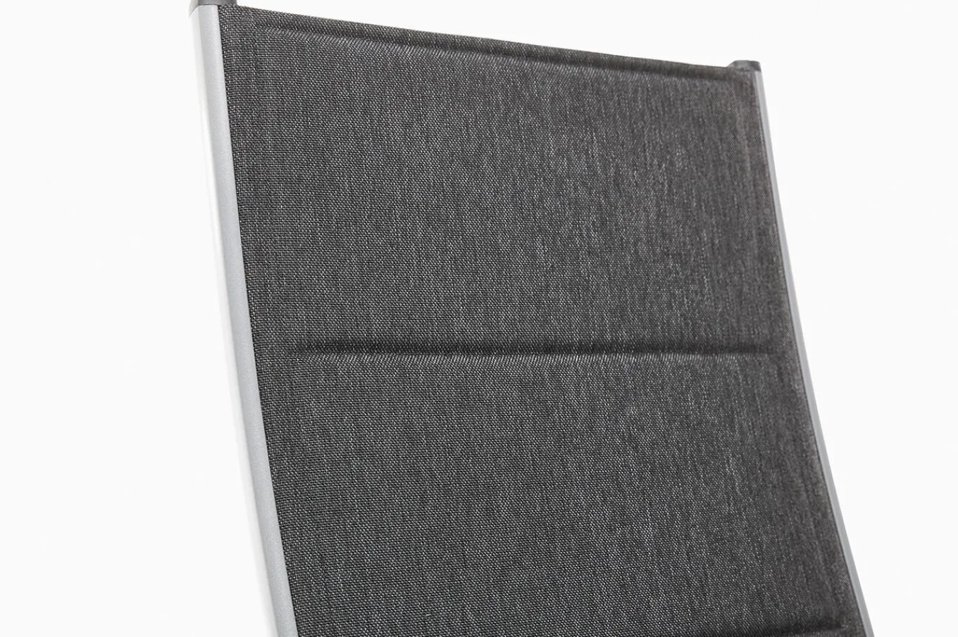 Sale Cubic/ Basic Plus Padded Garten-Essgruppe, silber/anthrazit, Alu/Textilene, Tisch 160 x 90 cm, 4 Klappstühle Garten-Essgruppen