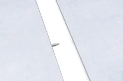 Hot Garten-Essgruppe, weiß matt/hellgrau, Aluminium/Teak/Outdoorgewebe, Ausziehtisch 180/240 x 100 cm, 6x Klappstuhl Garten-Essgruppen|Aluminium-Gartenmöbel