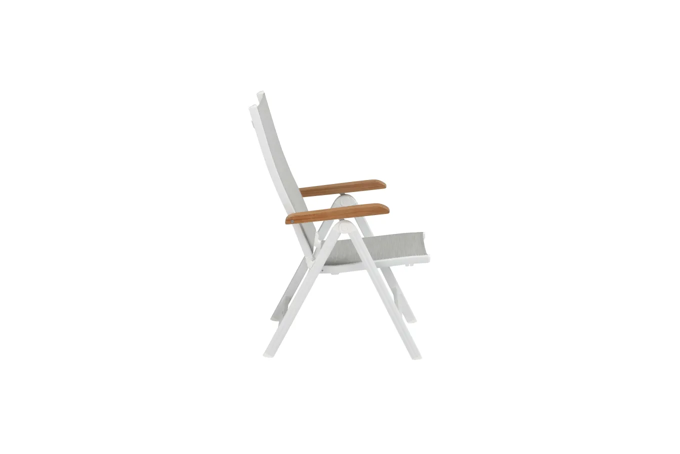 Sale Garten-Essgruppe, weiß matt/hellgrau, Alu/Textilene, Ausziehtisch 180/240 x 100 cm, 8x Klappstuhl Garten-Essgruppen|Aluminium-Gartenmöbel