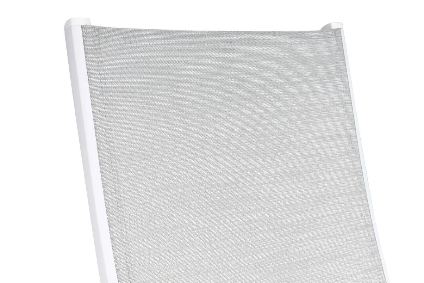 Sale Garten-Essgruppe, weiß matt/hellgrau, Alu/Textilene, Ausziehtisch 180/240 x 100 cm, 8x Klappstuhl Garten-Essgruppen|Aluminium-Gartenmöbel
