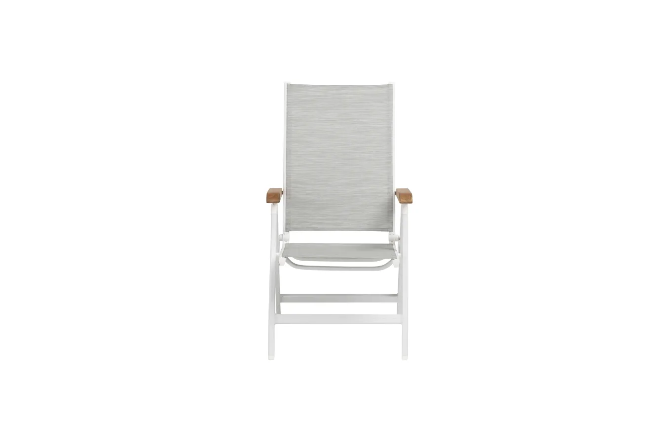 Sale Garten-Essgruppe, weiß matt/hellgrau, Alu/Textilene, Ausziehtisch 180/240 x 100 cm, 8x Klappstuhl Garten-Essgruppen|Aluminium-Gartenmöbel