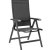 Sale KETTALUX-PLUS/Basic Plus Sitzgruppe, anthrazit, Alu/Textilene, Tisch 160x95 cm, 6 Klappstühle Garten-Essgruppen|Aluminium-Gartenmöbel