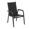 Clearance KETTALUX-PLUS/Basic Plus Padded Sitzgruppe, anthrazit, Alu/Textilene, Tisch 160x95 cm, 6 Personen, gepolsterte Sitz - und Rückenfläche Garten-Essgruppen|Aluminium-Gartenmöbel