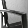 Discount KETTALUX-PLUS/Legato Curve Sitzgruppe, anthrazit, Alu/Textilene, Tisch 160x95 cm, 4 Stapelsessel, stapelbar Garten-Essgruppen|Aluminium-Gartenmöbel