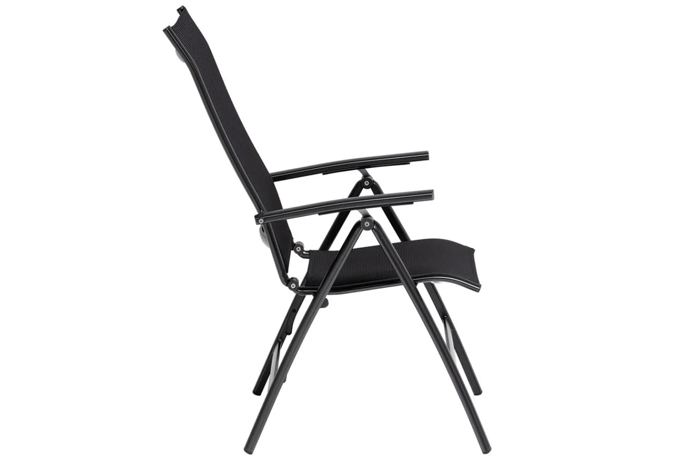 Online Legato Curve Klappstuhl, anthrazit, Alu/Textilene, 0302301-7000, verstellbare Rückenlehne Aluminium-Gartenmöbel|Gartenstühle & Gartensessel
