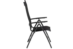 Online Legato Curve Klappstuhl, anthrazit, Alu/Textilene, 0302301-7000, verstellbare Rückenlehne Aluminium-Gartenmöbel|Gartenstühle & Gartensessel