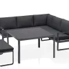 Clearance Ocean Dining-Lounge, anthrazit/anthrazit, 223 x 200 cm, inkl. Kissen, 0320831-7200 Garten-Essgruppen