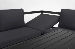 Clearance Ocean Dining-Lounge, anthrazit/anthrazit, 223 x 200 cm, inkl. Kissen, 0320831-7200 Garten-Essgruppen