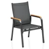 Sale Premium/Granada Garten-Essgruppe, Anthrazit/Grau, Alu/Glas, Ausziehtisch 180/240x100cm, 4 Stapelsessel, 2 Klappstühle Aluminium-Gartenmöbel