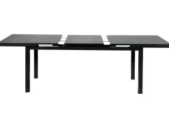 Sale Premium/Granada Garten-Essgruppe, Anthrazit/Grau, Alu/Glas, Ausziehtisch 180/240x100cm, 4 Stapelsessel, 2 Klappstühle Aluminium-Gartenmöbel
