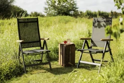 New Premium/Granada Garten-Essgruppe, anthrazit/grau, Alu/Glas, Tisch 180/240x100cm, 6 Sessel Aluminium-Gartenmöbel