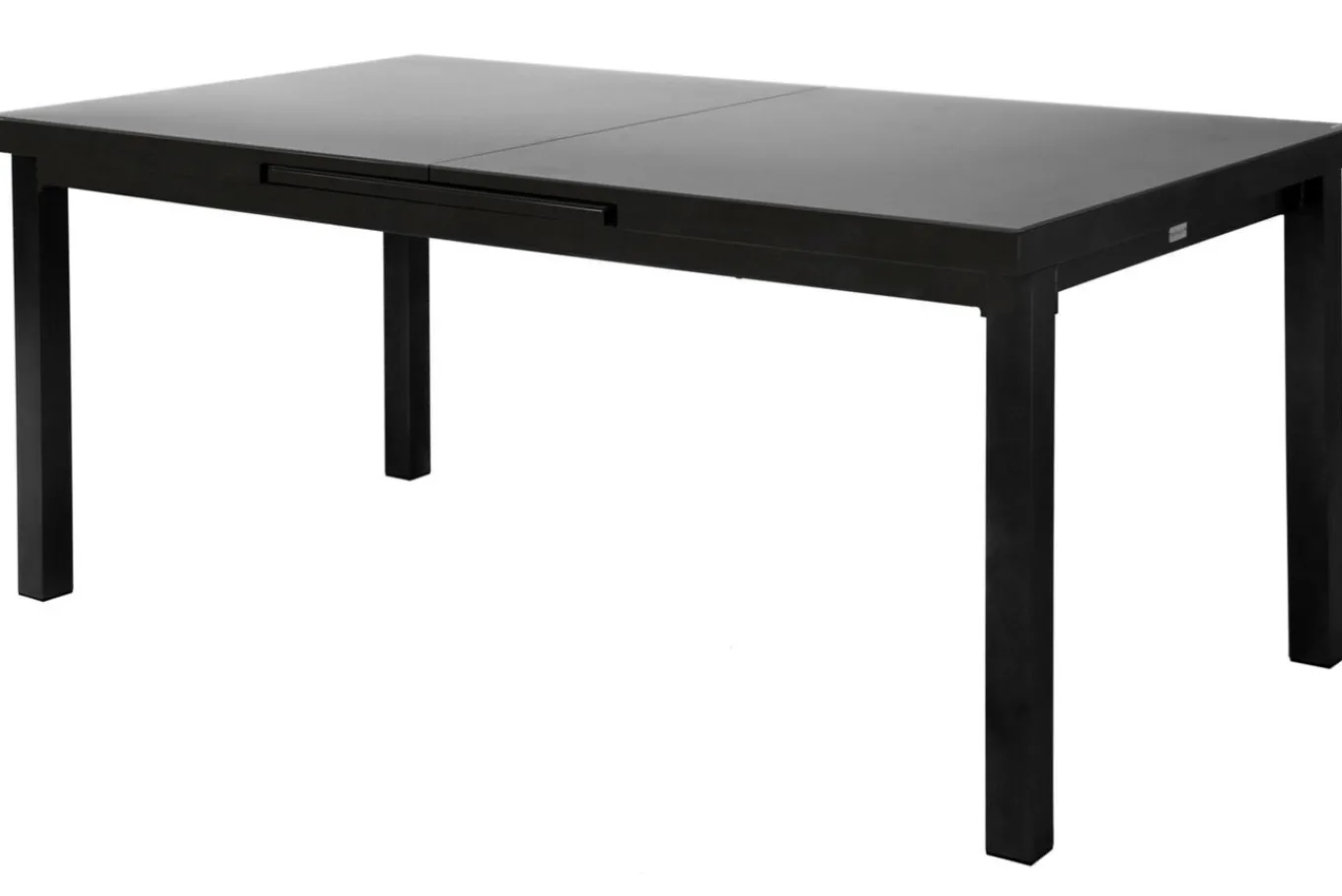 Premium/Granada Garten-Essgruppe, Anthrazit/Grau, Alu/Glas, Ausziehtisch 180/240x100cm, 8 Klappstühle Garten-Essgruppen|Aluminium-Gartenmöbel