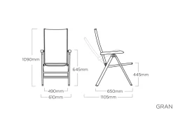 Premium/Granada Garten-Essgruppe, Anthrazit/Grau, Alu/Glas, Ausziehtisch 180/240x100cm, 8 Klappstühle Garten-Essgruppen|Aluminium-Gartenmöbel