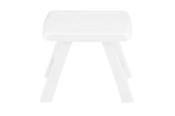 Hot Roma Hocker, weiß, Kunststoff, 48 x 46 x 38 cm, 01038-000 Gartenstühle & Gartensessel