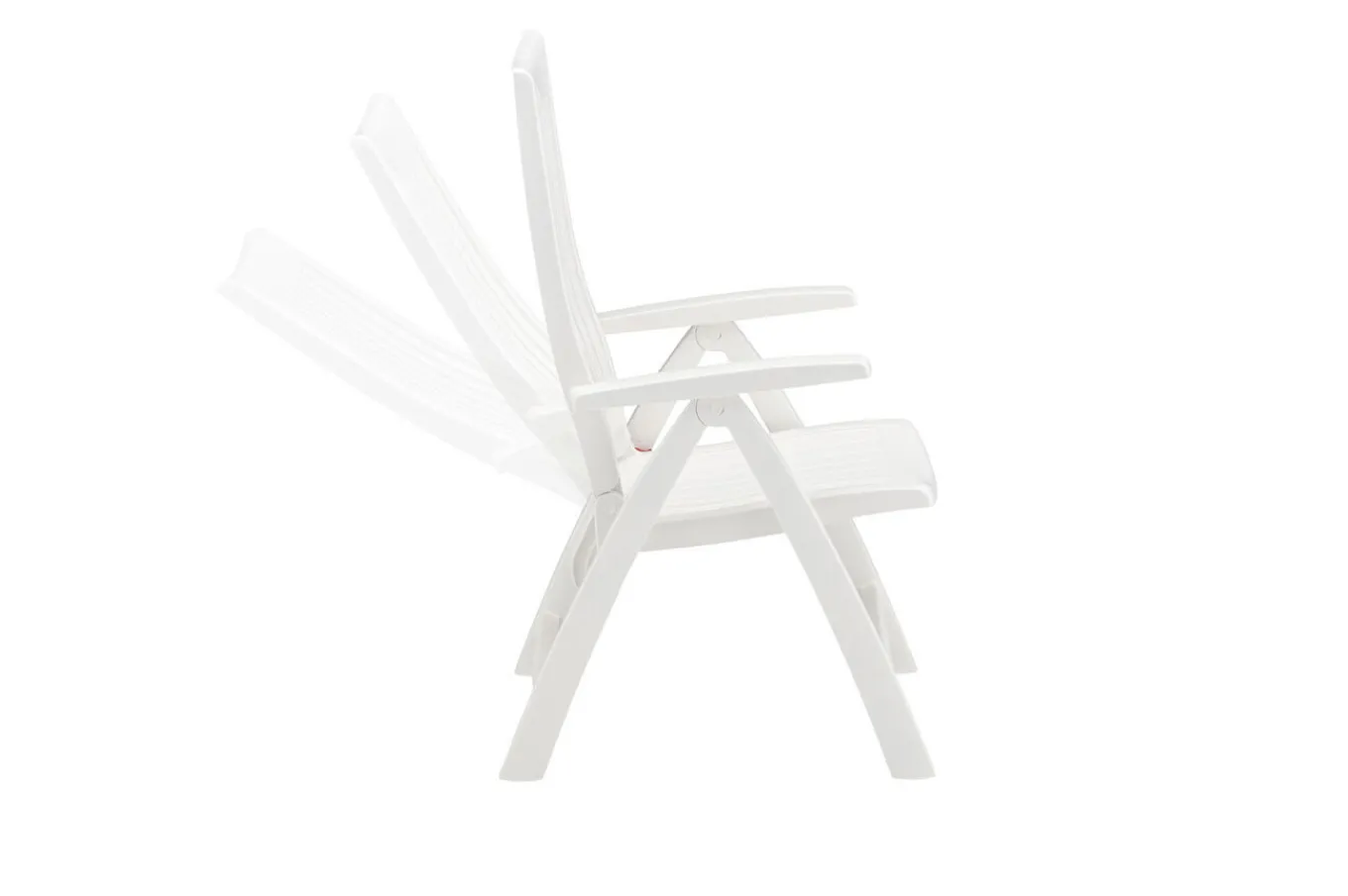 Sale Roma Klappstuhl, weiß, Kunststoff, 68 x 62 x 108 cm, 01438-000 Gartenstühle & Gartensessel