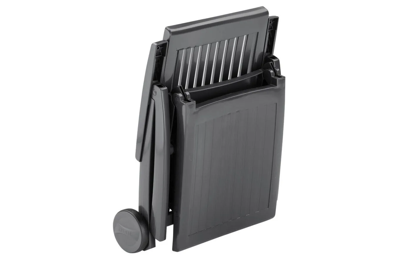Roma Rollliege, anthrazit, Kunststoff, 185 x 71 x 40,5 cm, 01638-700 Gartenliegen