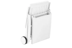 Discount Roma Rollliege, weiß, Kunststoff, 185 x 71 x 40,5 cm, 01638-000 Gartenliegen