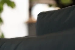 Outlet Aztec Plus Gartenlounge, natur/schwarz, Alu/Polyester/Holzimitat, pulverbeschichtet, wetterbeständig, inkl. Kissen & Polster Gartenlounge|Aluminium-Gartenmöbel