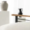 Best Dorina Plus Gartenlounge, grau/anthrazit, Alu/Holzoptik, wetterbeständig, UV-beständig, inkl. Kissen Gartenlounge|Aluminium-Gartenmöbel