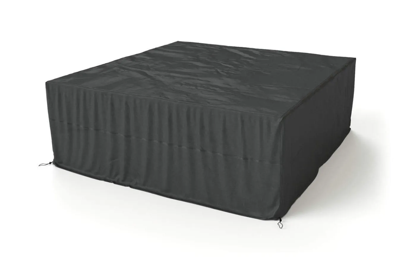 Sale Abdeckhaube für Esstischgarnitur, schwarz, Polyester, TPU 420D Ripstop-Gewebe, 265 x 165 x 109 cm, uv-beständig, mit Zugband Schutzhüllen
