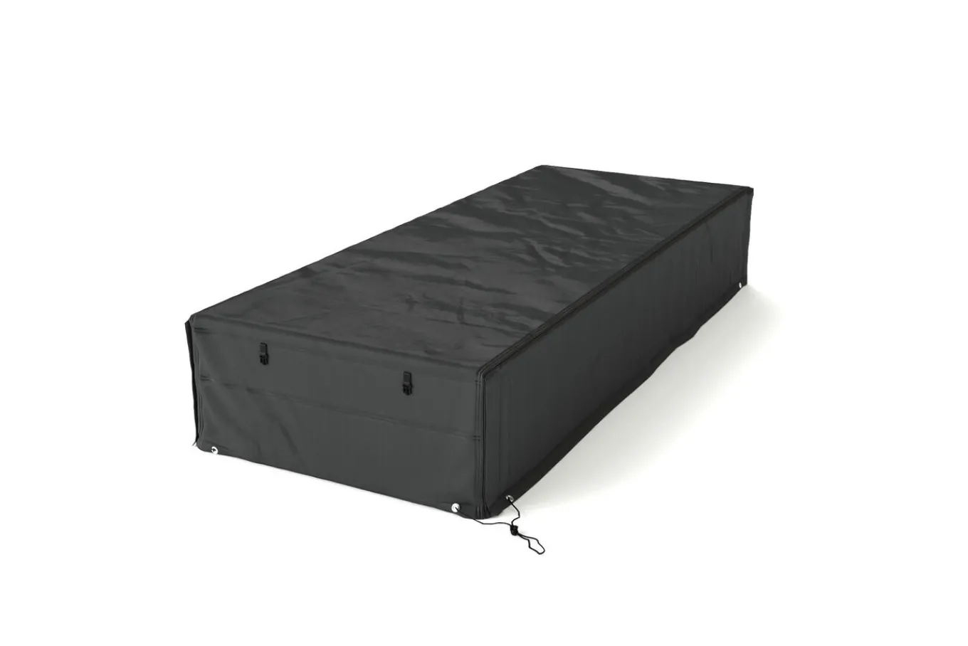 Outlet Abdeckhaube für Gartenlounges, schwarz, Ripstop-Gewebe/Polyester, 230 x 80 x 40 cm, wasserabweisend, UV-Schutz Schutzhüllen