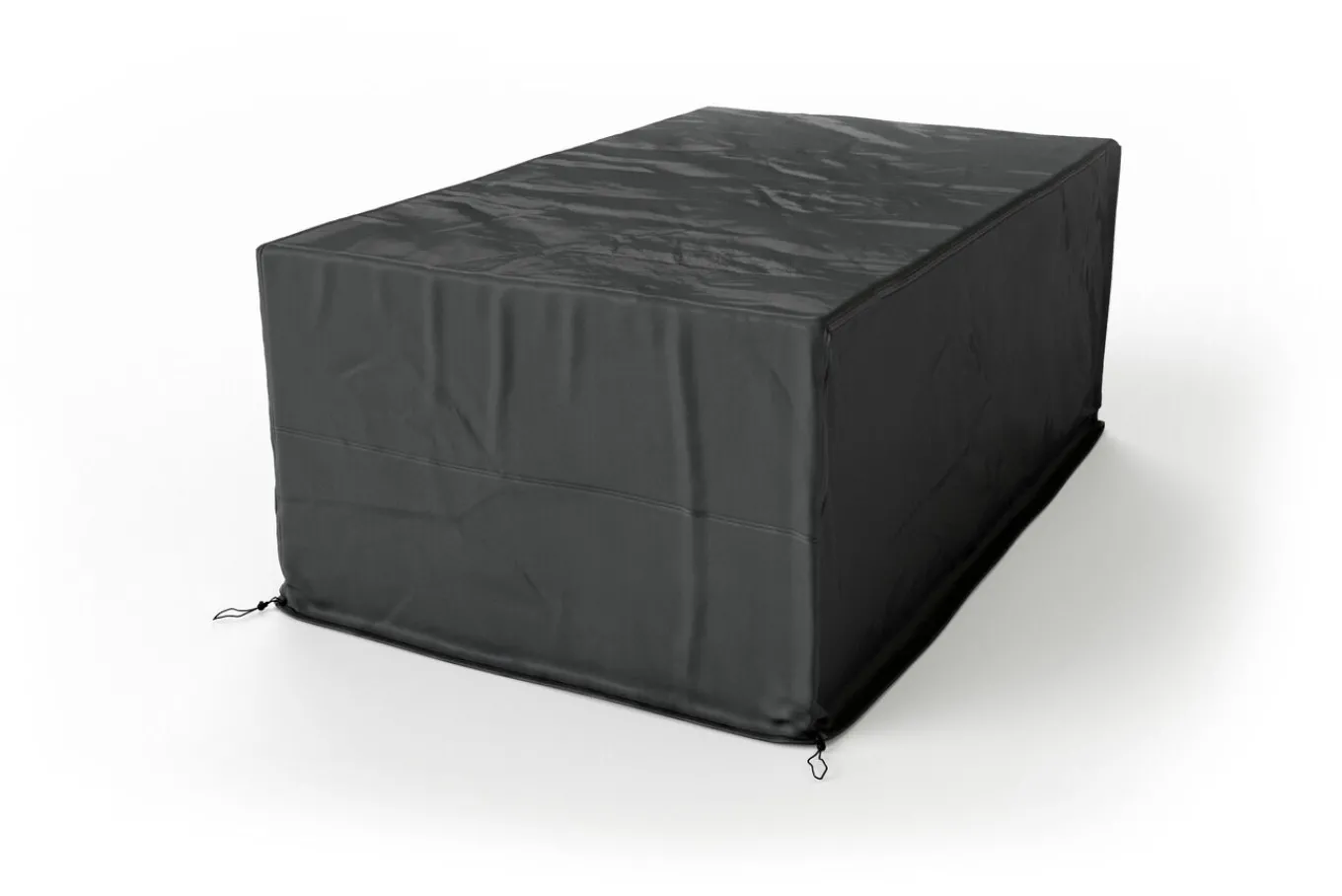 Outlet Abdeckhaube für Garten-Essgruppen, schwarz, Ripstop-Gewebe/Polyester, 202 x 124 x 83 cm, wasserabweisend, UV-Schutz Schutzhüllen