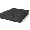 Sale Abdeckhaube für Gartenlounges, schwarz, Ripstop-Gewebe/Polyester, 225 x 145 x 35 cm, wasserabweisend, UV-Schutz Schutzhüllen