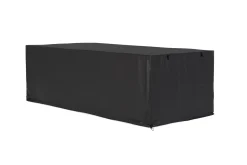 Online Abdeckhaube für Garten-Essgruppen, schwarz, Ripstop-Gewebe/Polyester, 282 x 124 x 83 cm, wasserabweisend, UV-Schutz Schutzhüllen
