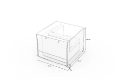 Best Abdeckhaube für Gartenlounges, schwarz, Ripstop-Gewebe/Polyester, 92 x 87 x 68 cm, wasserabweisend, UV-Schutz Schutzhüllen
